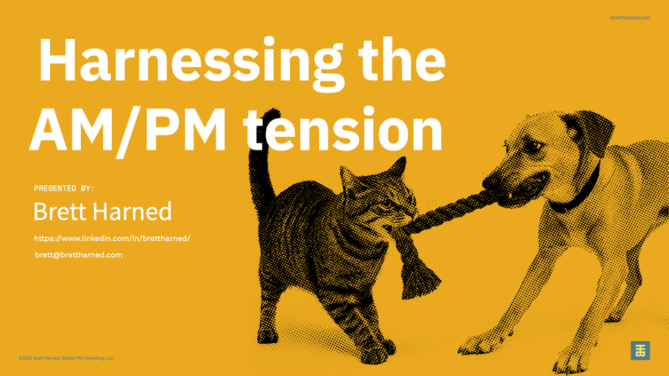 Harnessing the PM/AM tension